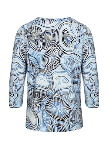 T-shirts lange mouw blauw Bianca