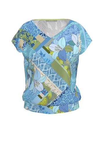 T-shirts korte mouw blauw Bianca