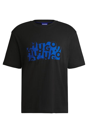 T-shirts korte mouw zwart HUGO BLUE