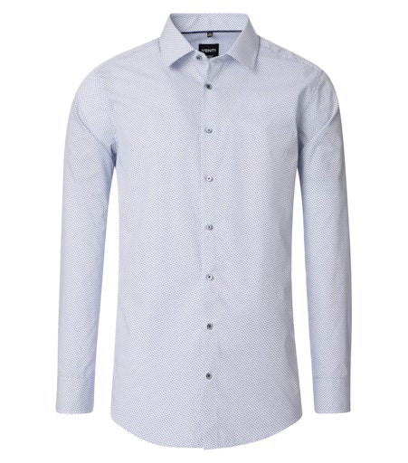 Hemden lange mouw blauw VENTI