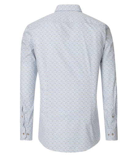Hemden lange mouw blauw VENTI
