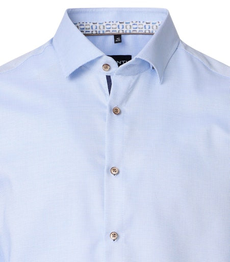 Hemden lange mouw blauw VENTI