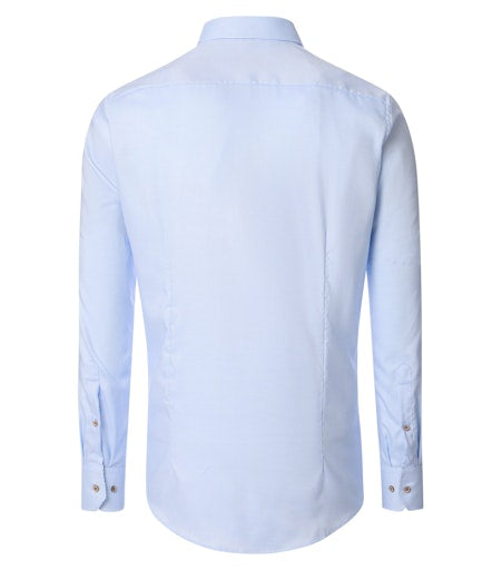 Hemden lange mouw blauw VENTI