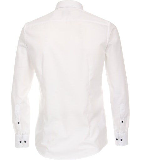 Hemden extra lange mouw wit VENTI