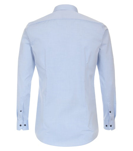 Hemden extra lange mouw blauw VENTI