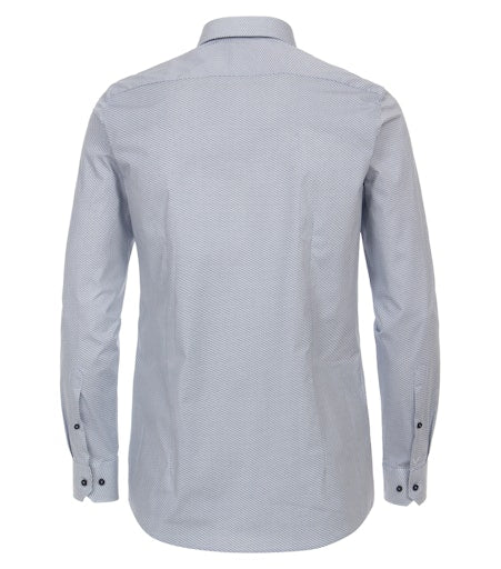 Hemden extra lange mouw blauw VENTI