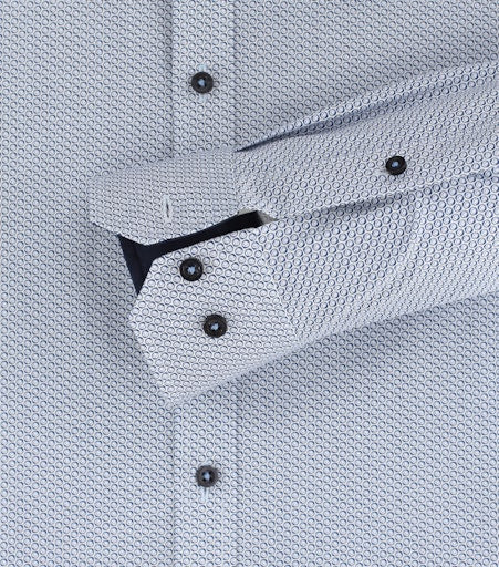 Hemden extra lange mouw blauw VENTI
