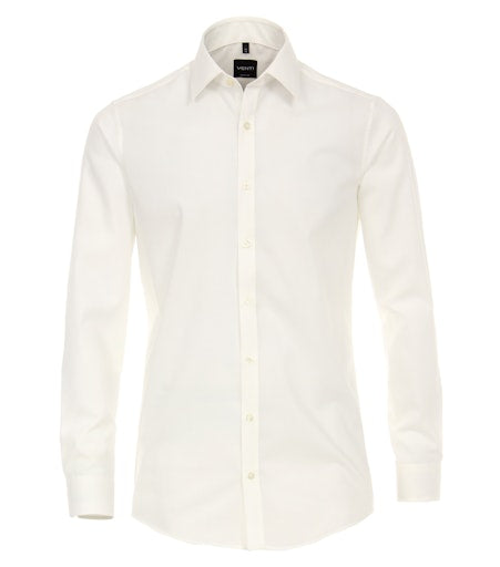 Hemden extra lange mouw wit VENTI
