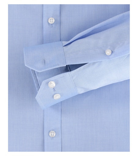 Hemden extra lange mouw blauw VENTI