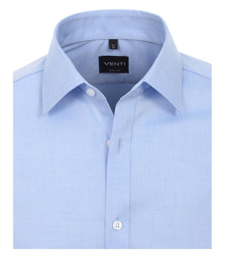 Hemden extra lange mouw blauw VENTI
