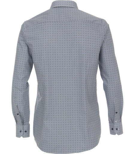 Hemden extra lange mouw blauw VENTI