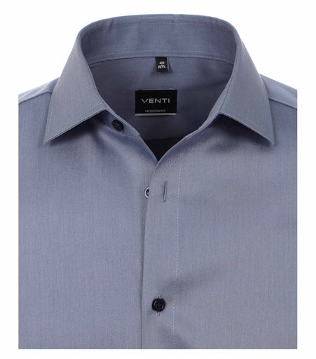 Hemden extra lange mouw blauw VENTI