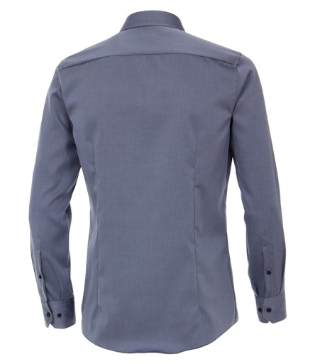 Hemden extra lange mouw blauw VENTI