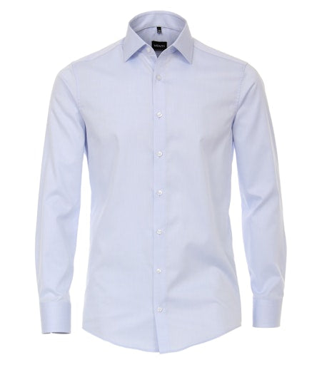 Hemden extra lange mouw blauw VENTI