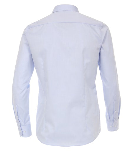 Hemden extra lange mouw blauw VENTI