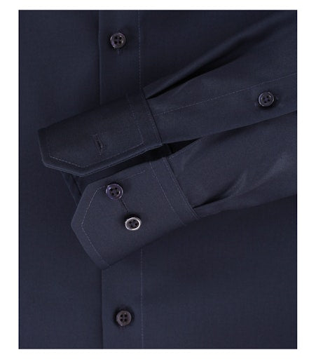 Hemden extra lange mouw blauw VENTI