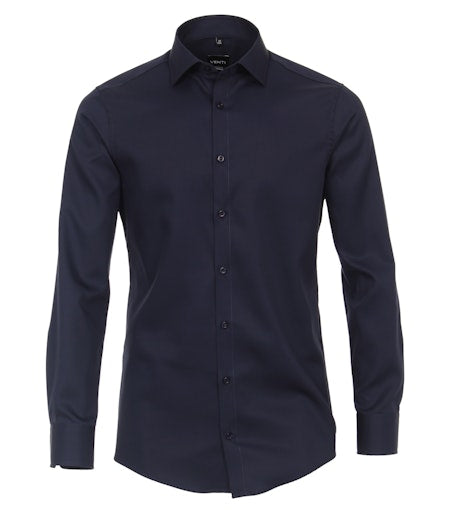 Hemden extra lange mouw blauw VENTI