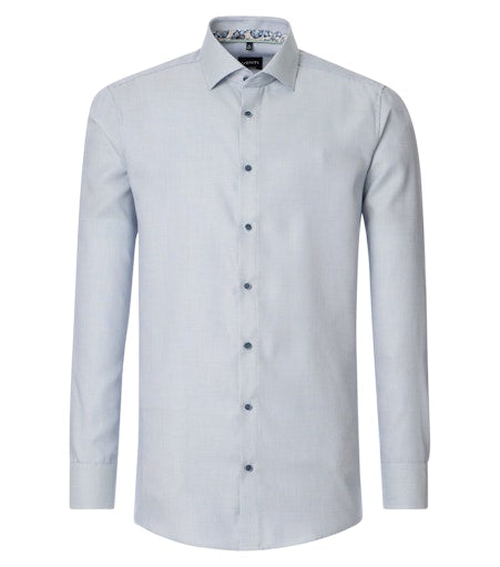 Hemden lange mouw blauw VENTI