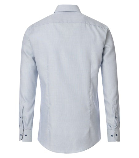 Hemden lange mouw blauw VENTI