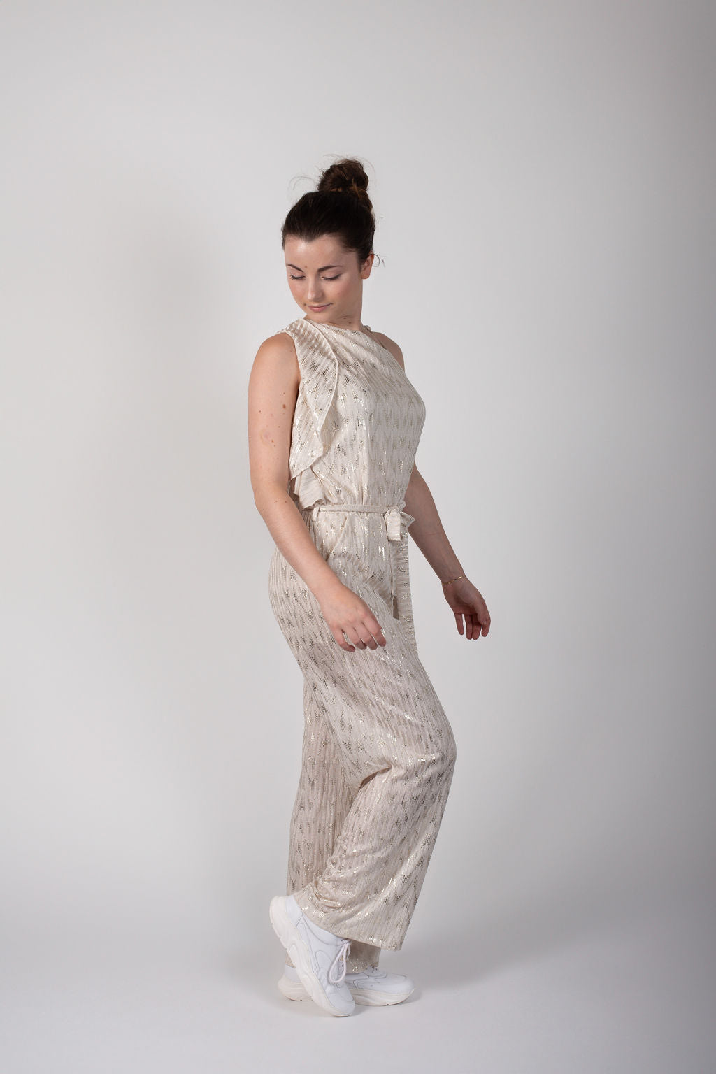 Jumpsuits zonder mouw goud Noali