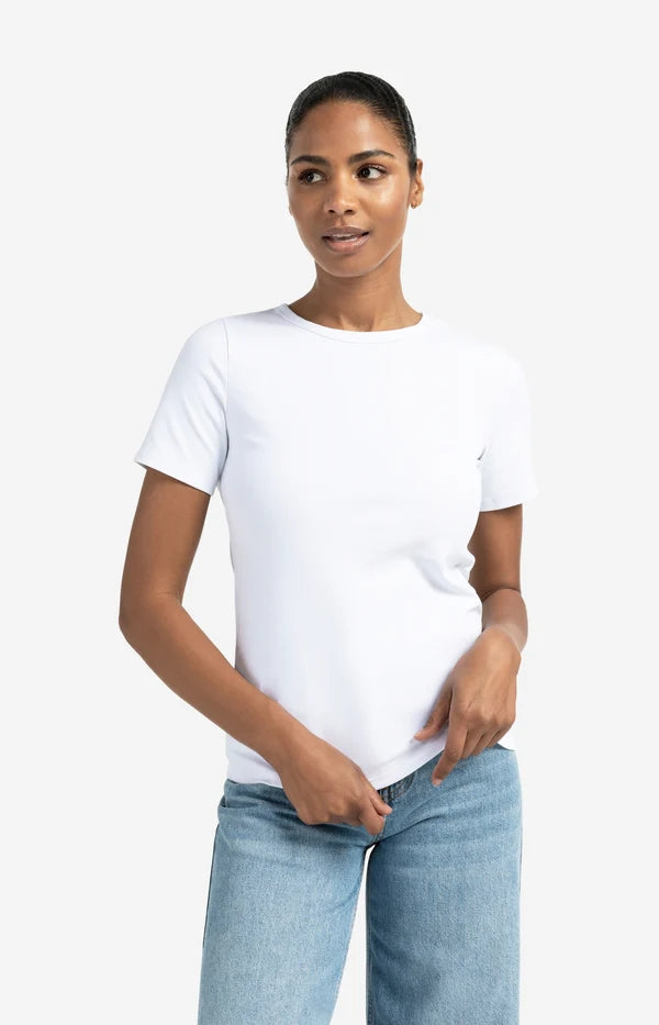 T-shirts korte mouw wit YAYA