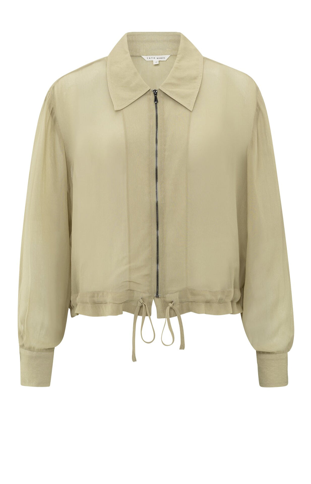 Blouses lange mouw groen YAYA