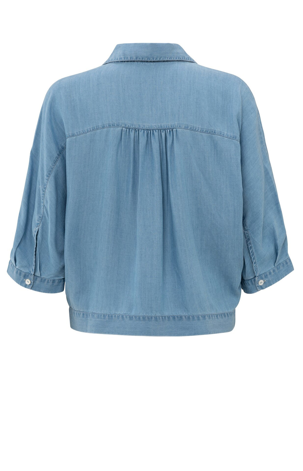 Blouses lange mouw blauw YAYA