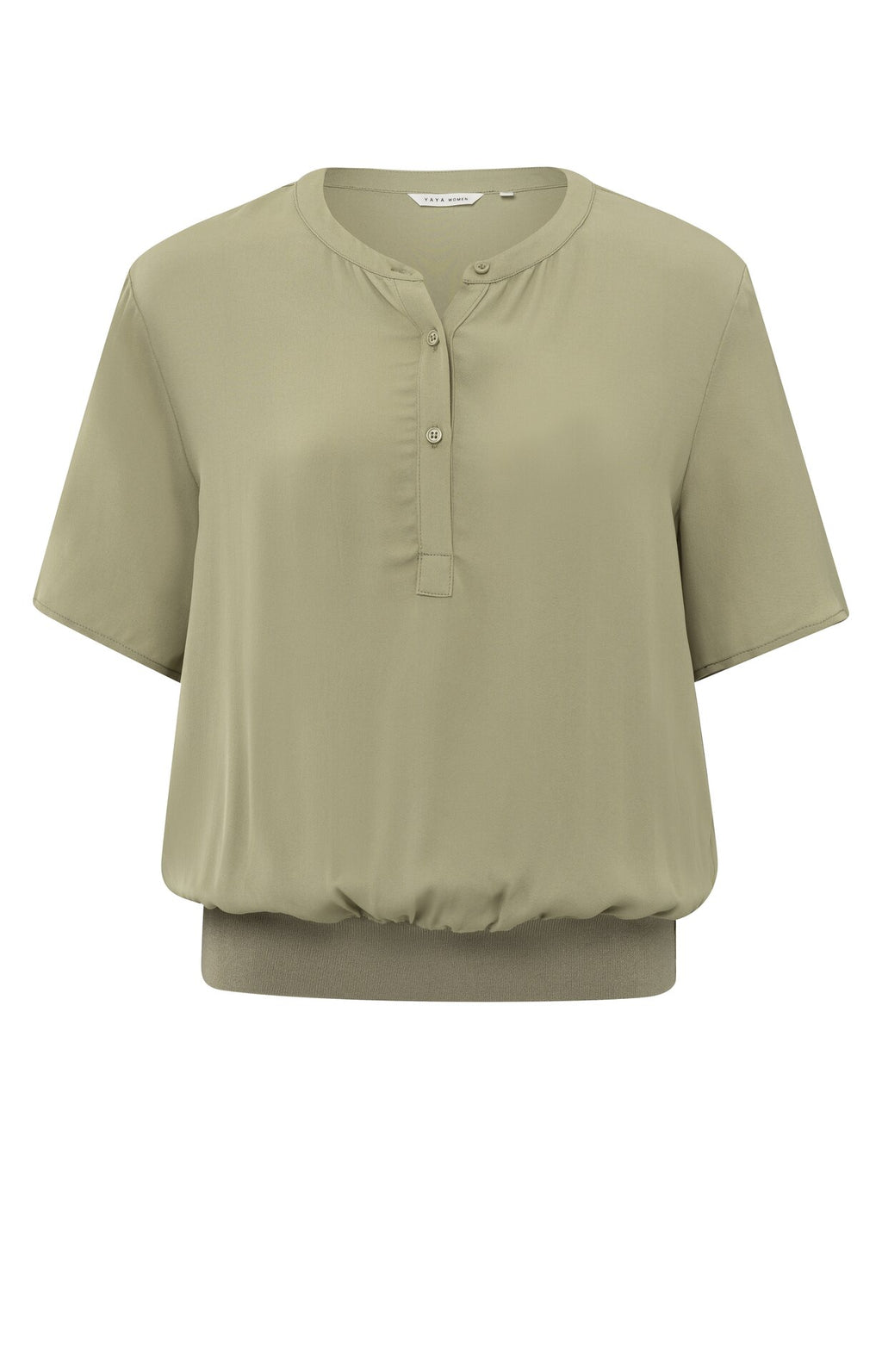 Blouses korte mouw groen YAYA