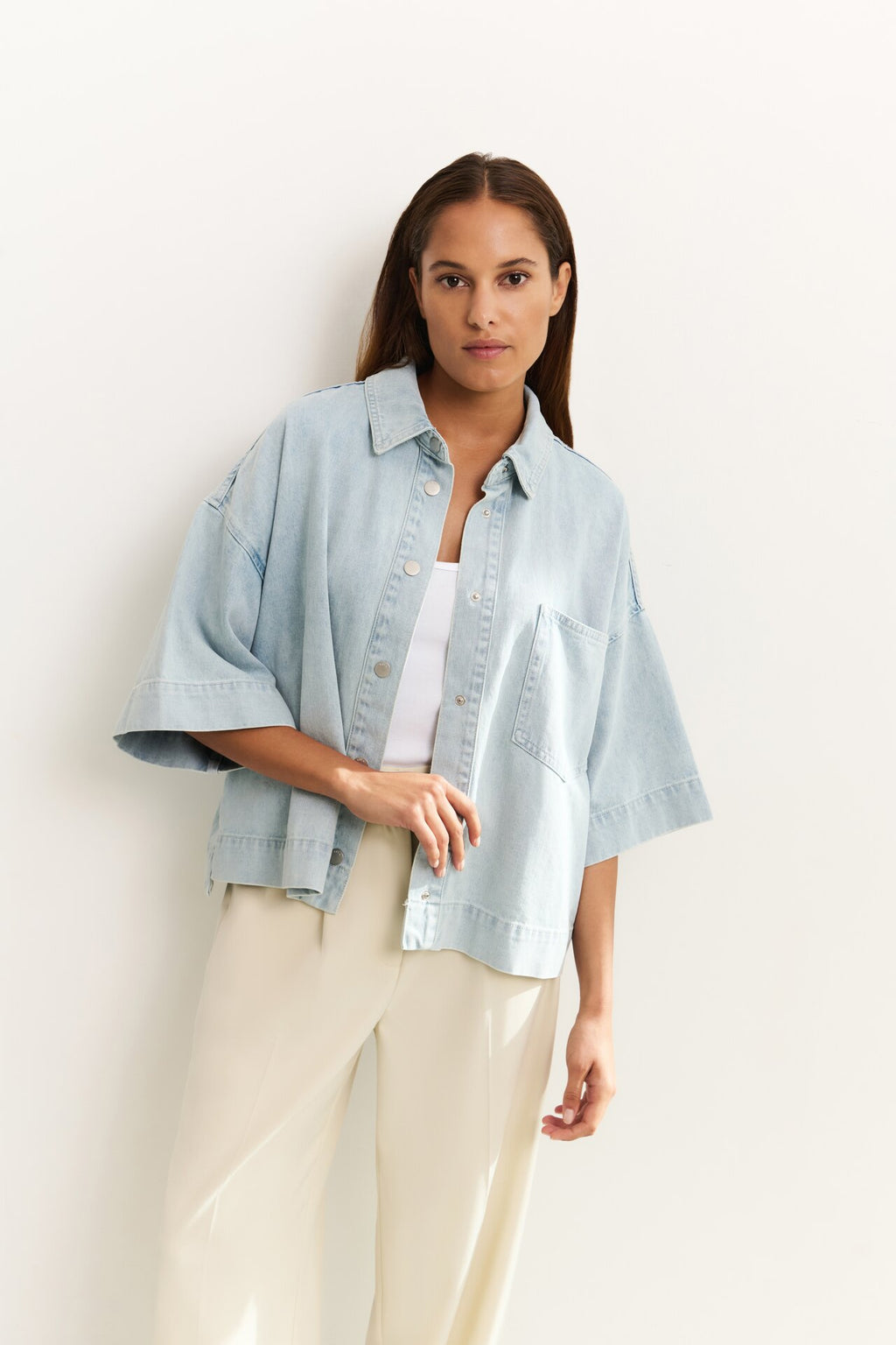Jeansjassen blauw YAYA
