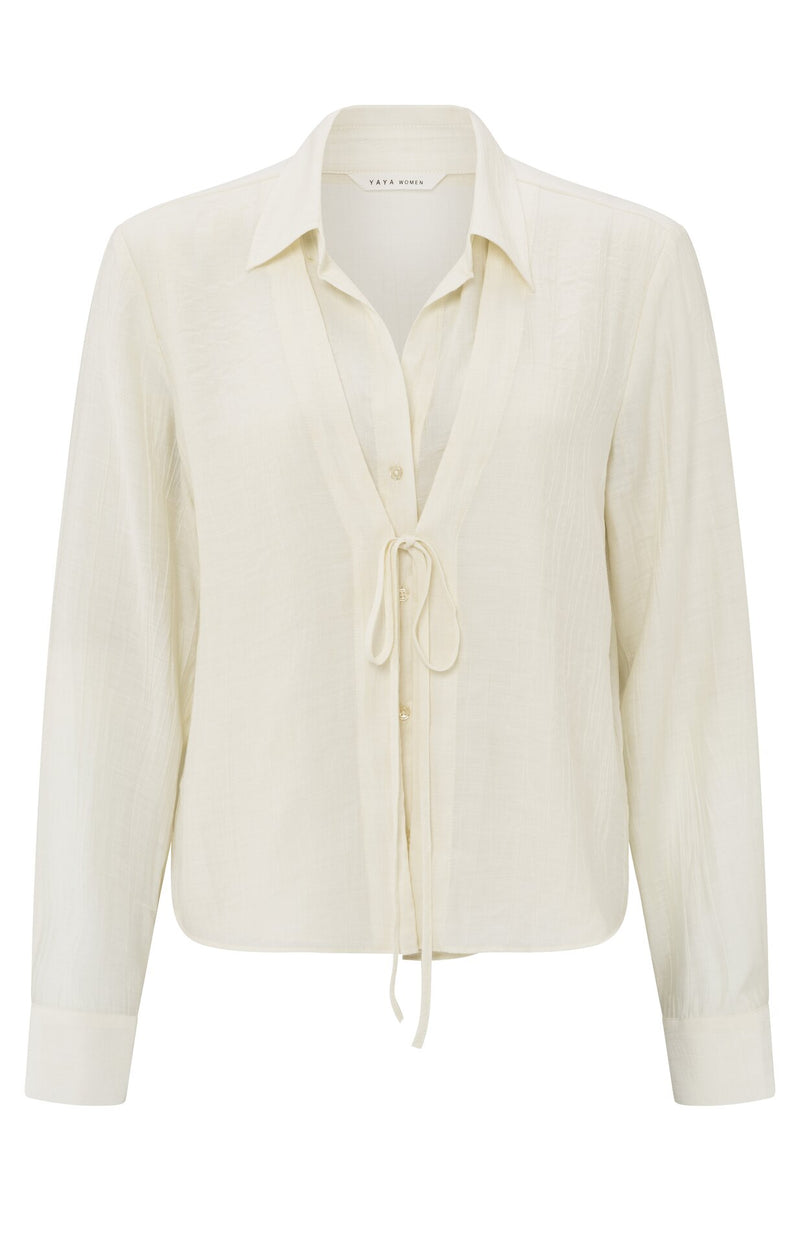 Blouses lange mouw wit YAYA