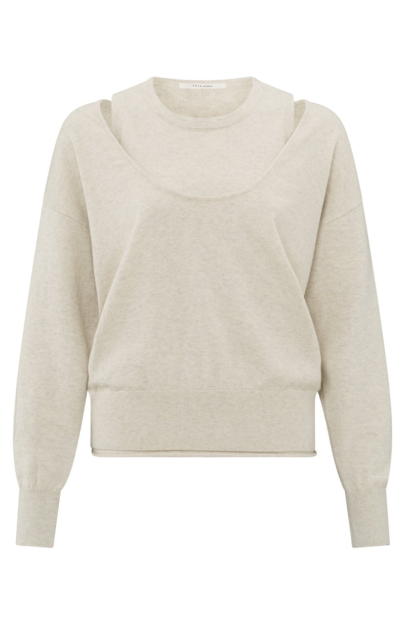 Pulls beige YAYA