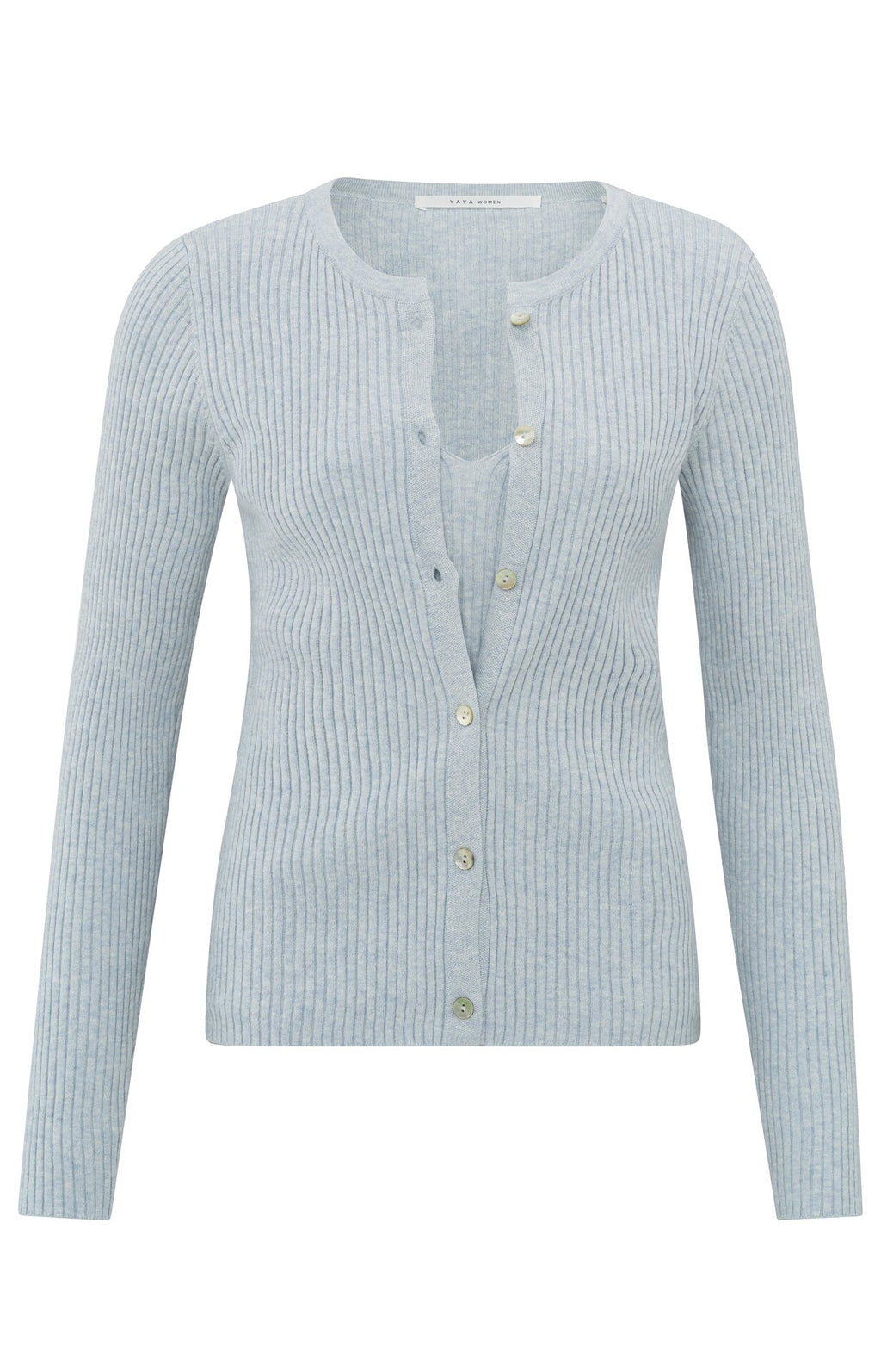 Cardigans grijs YAYA
