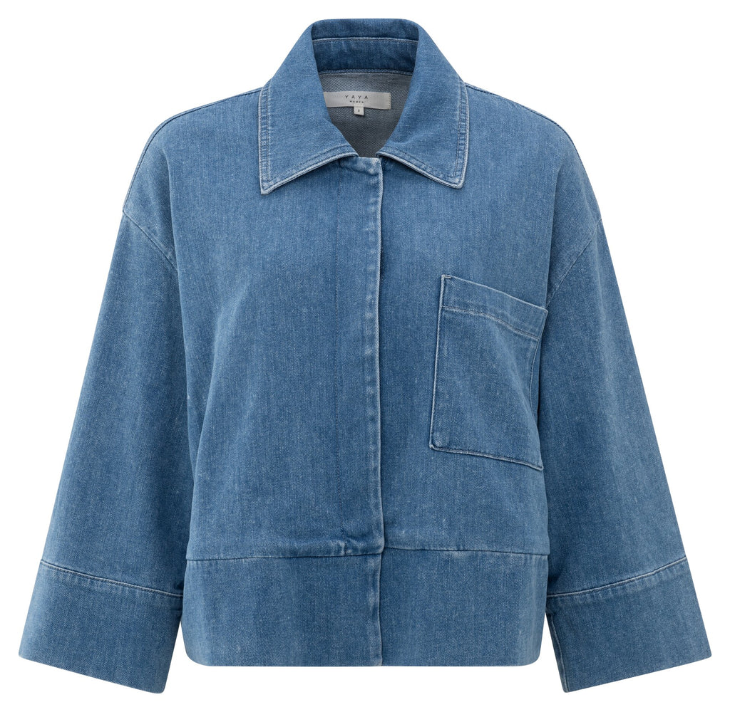 Jeansjassen blauw YAYA