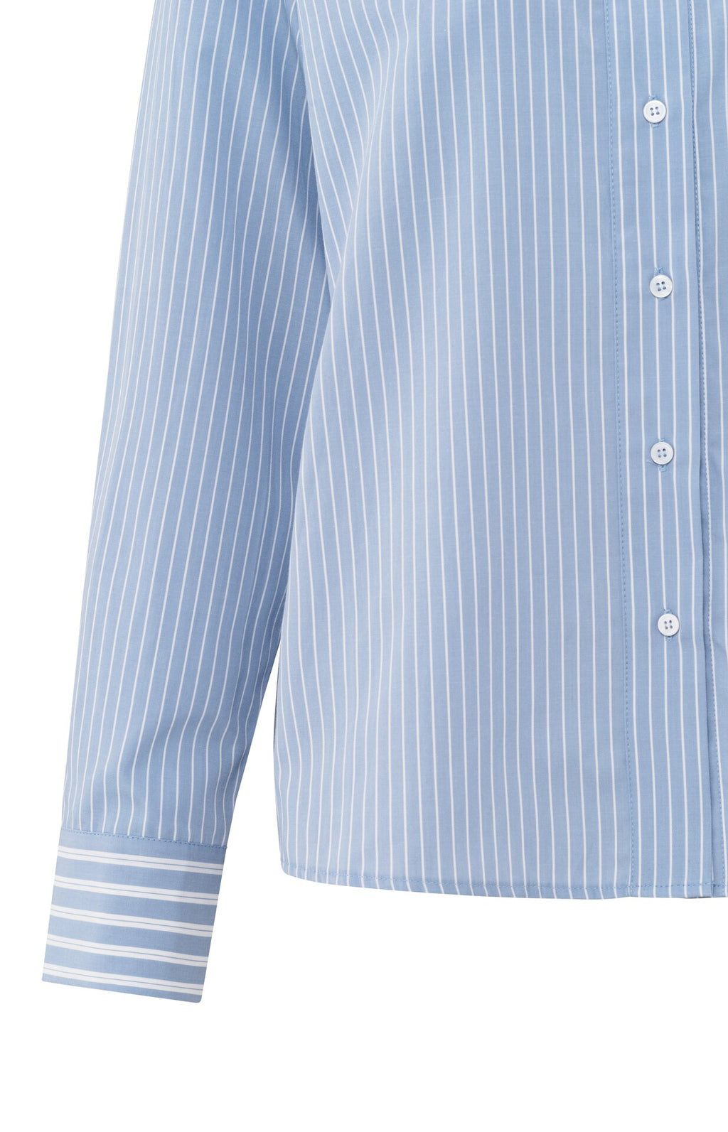 Blouses lange mouw blauw YAYA