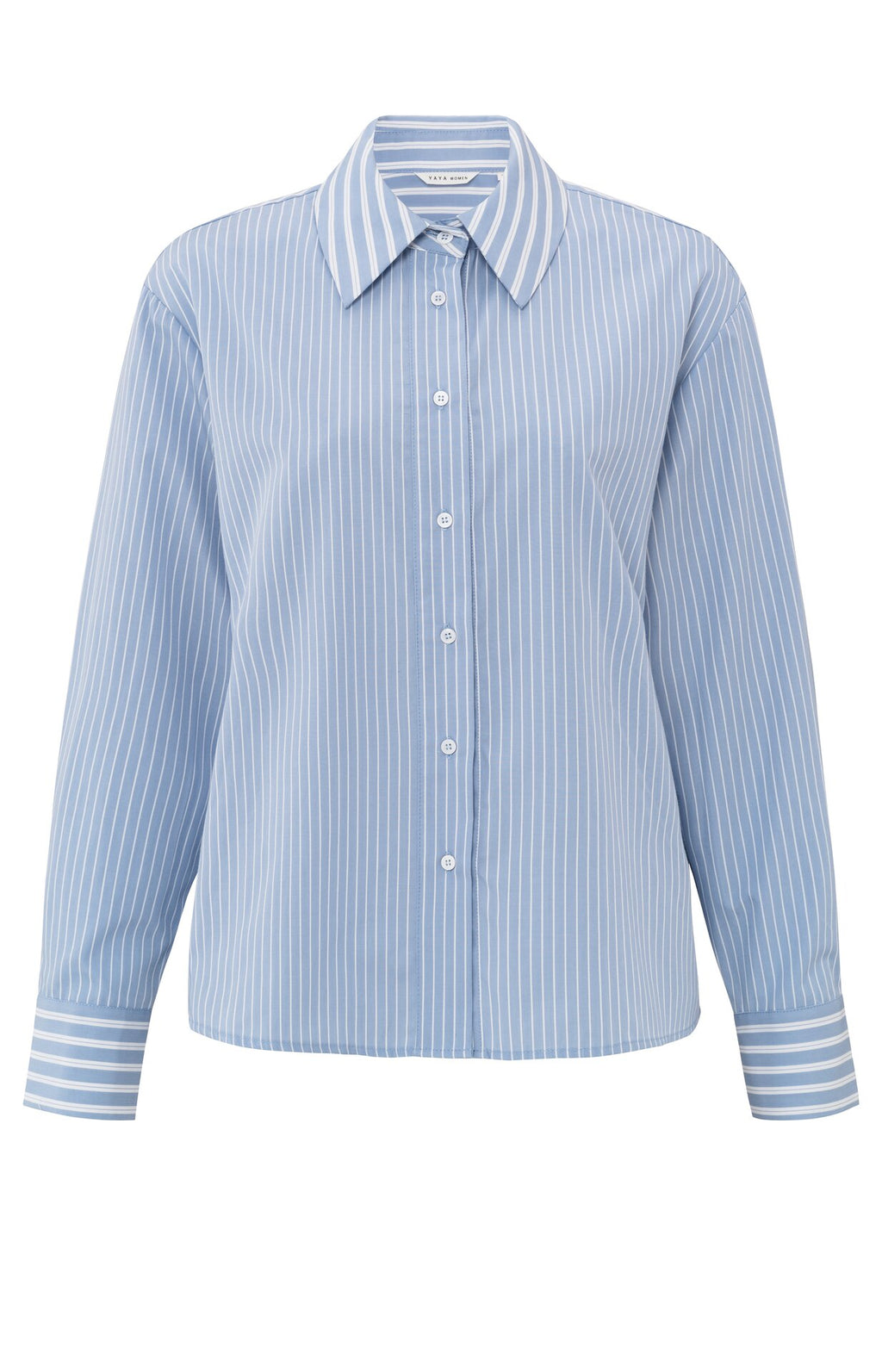 Blouses lange mouw blauw YAYA