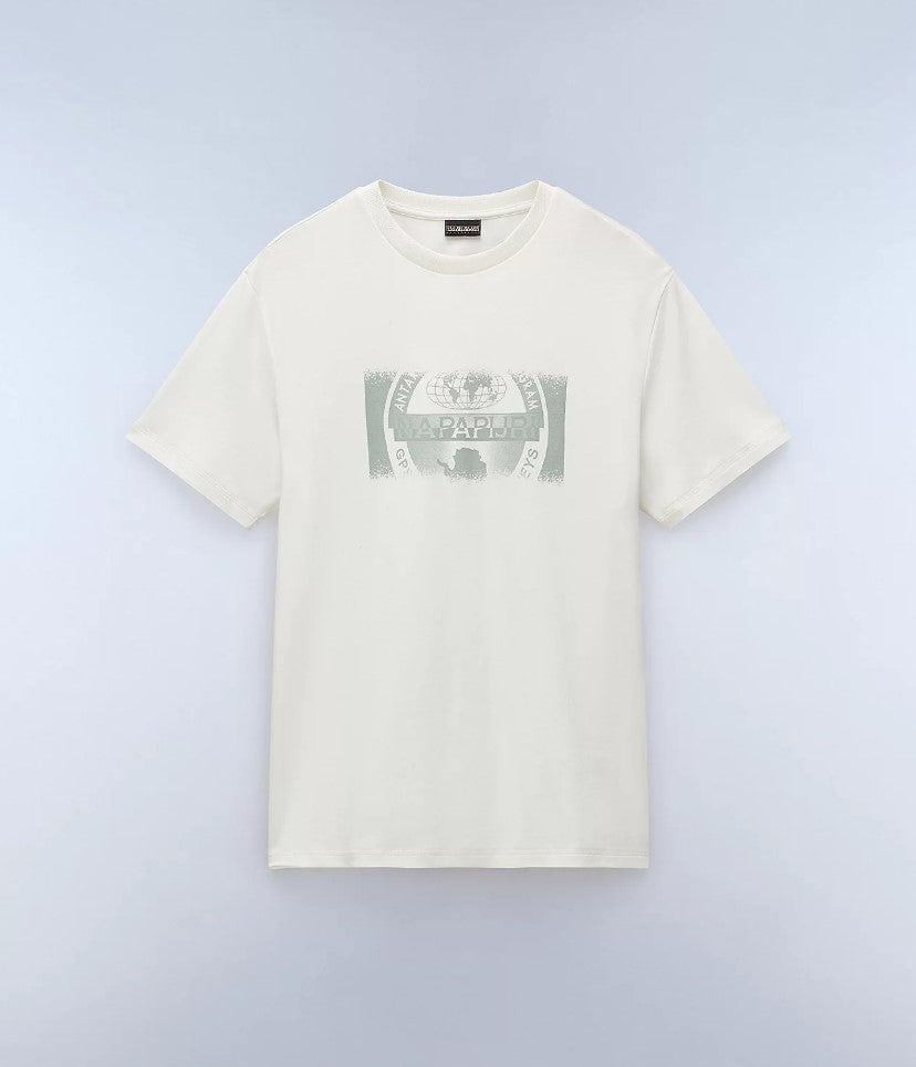 T-shirts korte mouw wit Napapijri