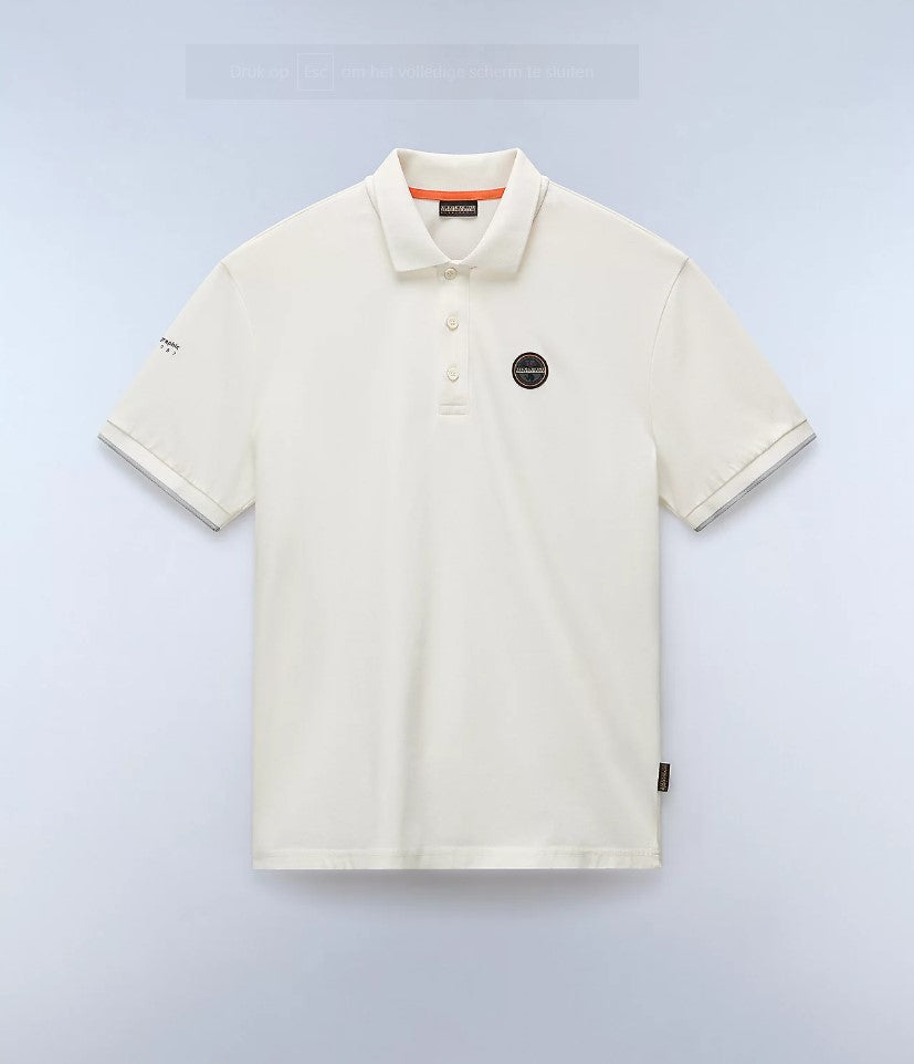 Polo's korte mouw wit Napapijri