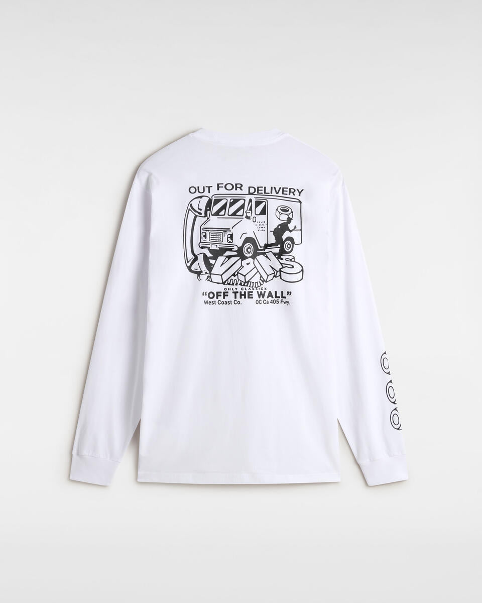 T-shirts lange mouw wit Vans