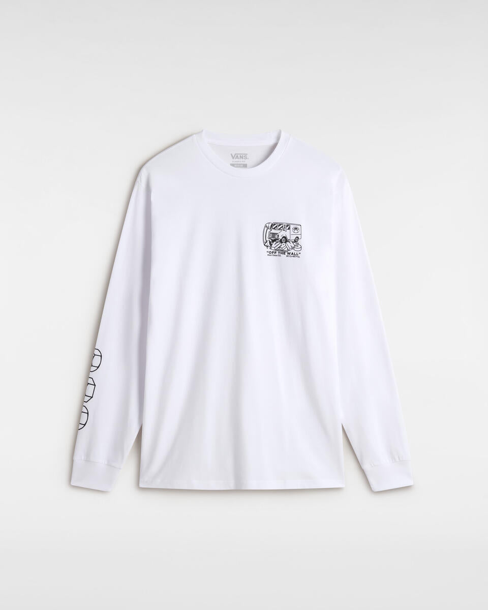 T-shirts lange mouw wit Vans