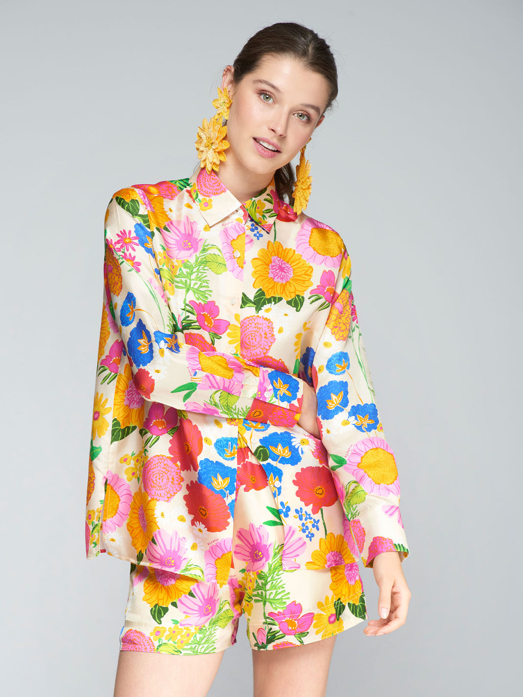 Blouses lange mouw multicolor Vilagallo