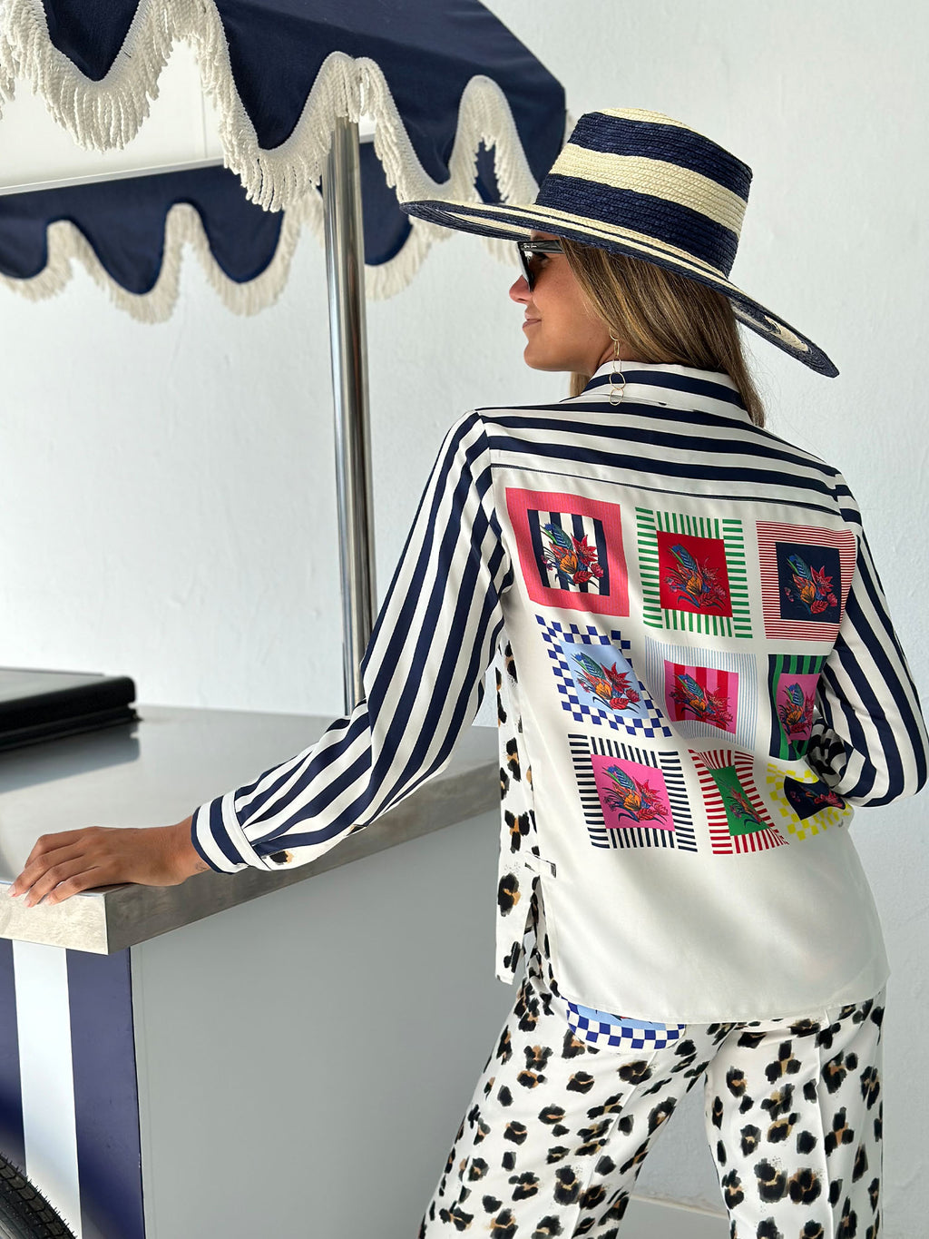 Blouses lange mouw multicolor Vilagallo