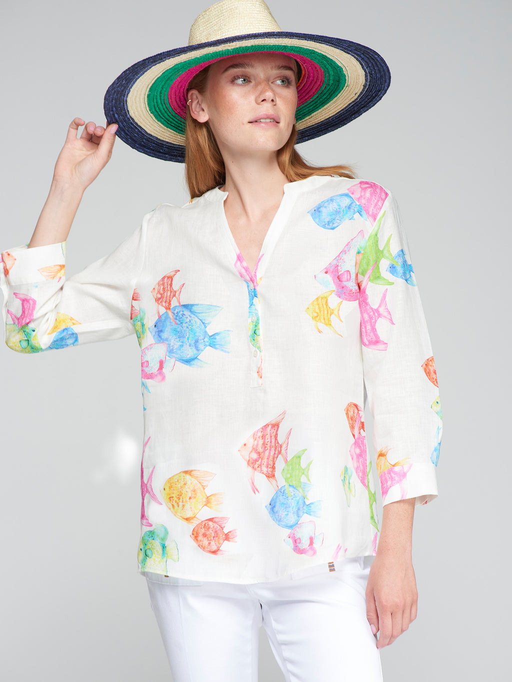 Blouses lange mouw multicolor Vilagallo