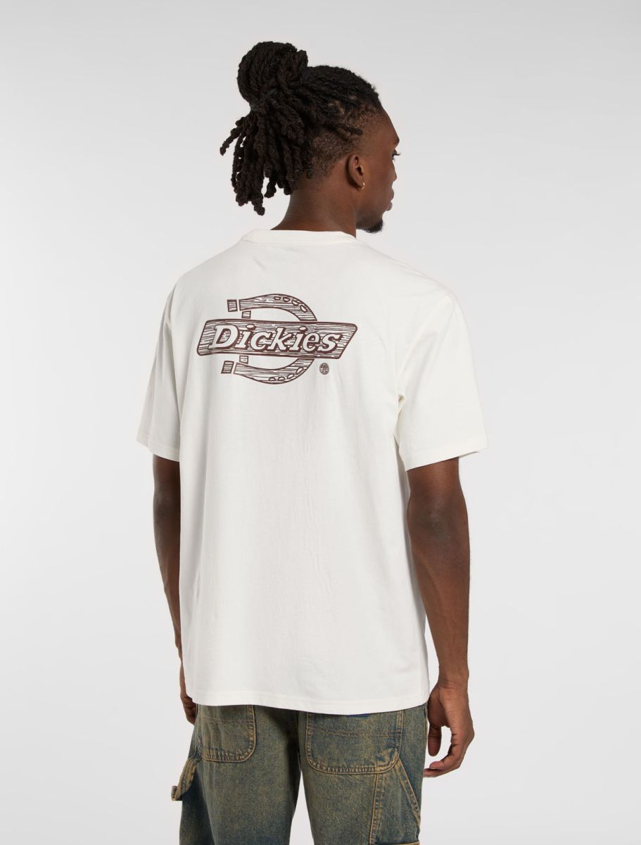 T-shirts korte mouw beige Dickies