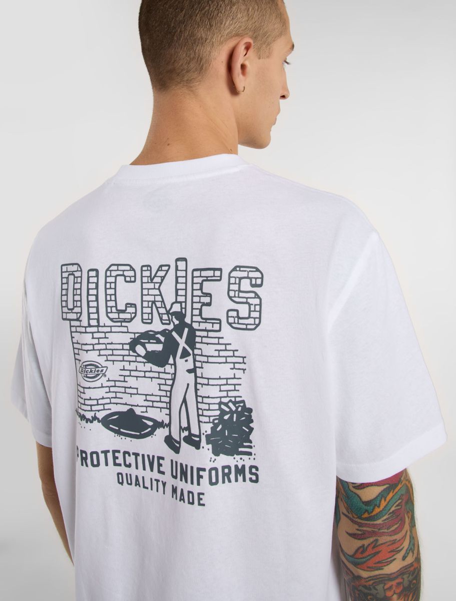 T-shirts korte mouw wit Dickies