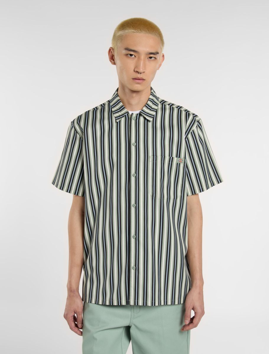 Hemden korte mouw groen Dickies