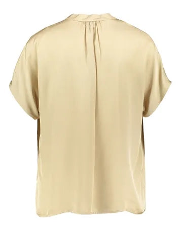 Blouses korte mouw goud Due Amanti