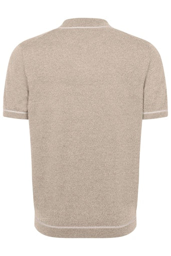 Polo's korte mouw beige Bugatti