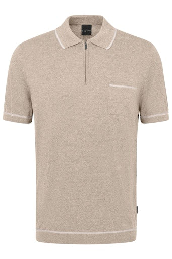 Polo's korte mouw beige Bugatti