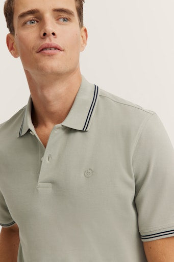 Polo's korte mouw beige Bugatti