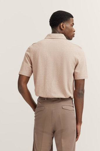 Polo's korte mouw bruin Bugatti